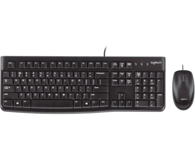 Logitech Wired Keyboard and Mouse - MK120
